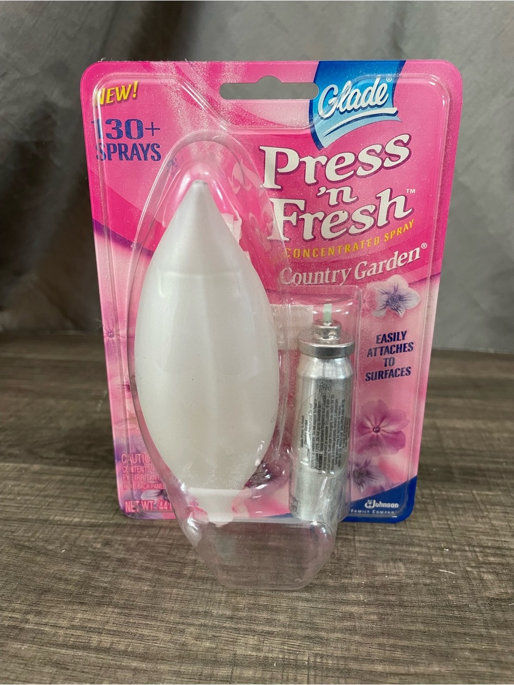 Vintage 2001 Glade Press 'n Fresh Starter Kit Country Garden Concentrated Spray